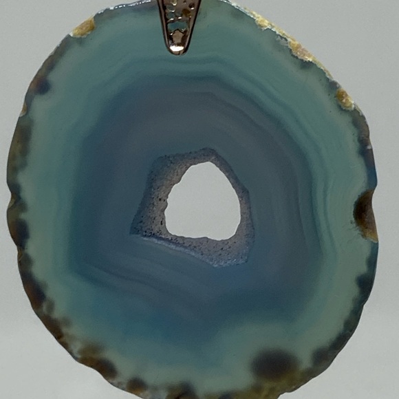 Crystal Agate Necklace - Choice of Chain Length - Picture 8 of 9